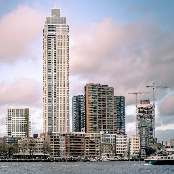 Hoogste prefab bouwtoren NL