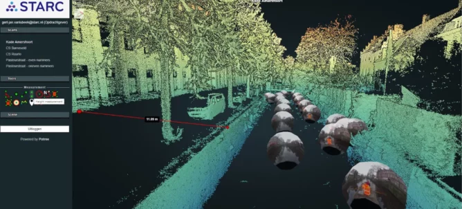STARC - 3D-puntenwolken- en viewertechnologie