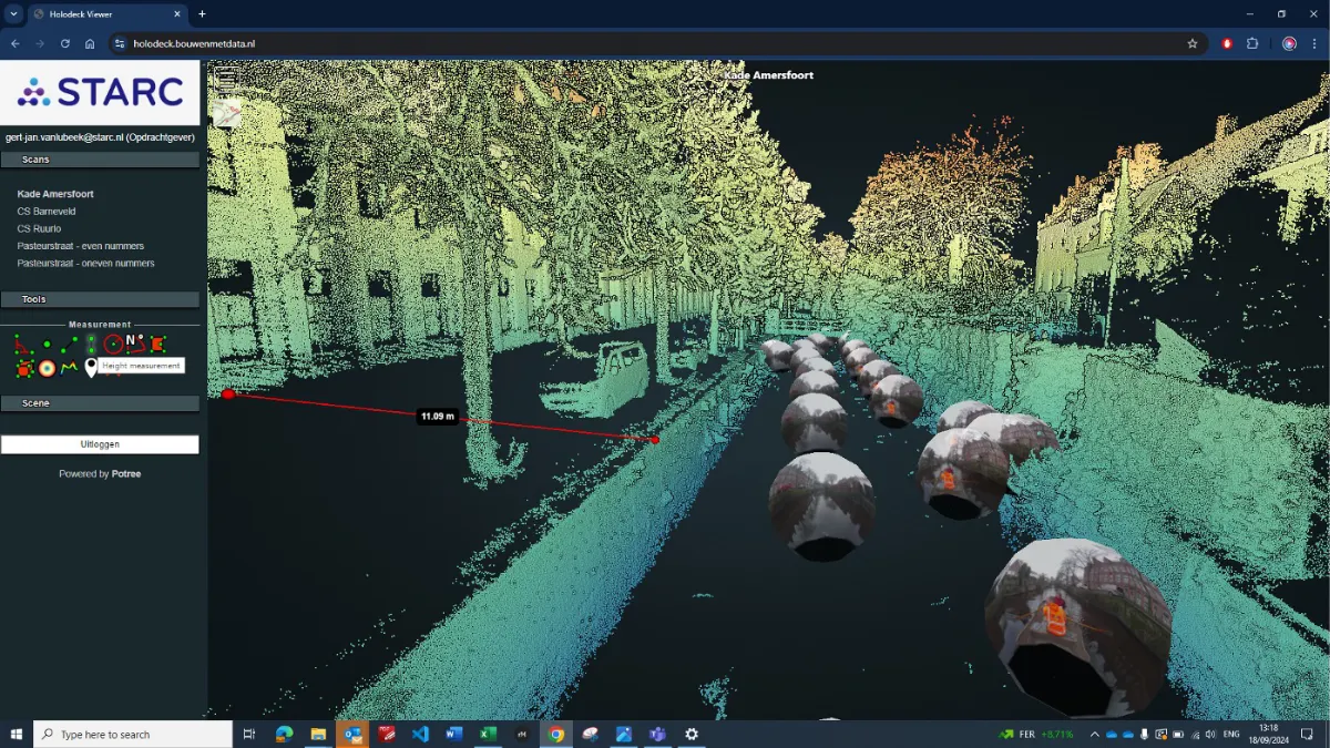 STARC - 3D-puntenwolken- en viewertechnologie
